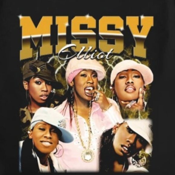 Missy Elliott Bootleg 90s T Shirt 2024 Tour Music Graphic Fan Gift Retro Concert - Picture 2 of 5